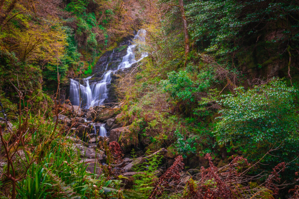 Beautiful Torc waterfall Beautiful Torc waterfall photographed in autumn in Killarney National Park, Ireland. Special Offers at The Brehon
