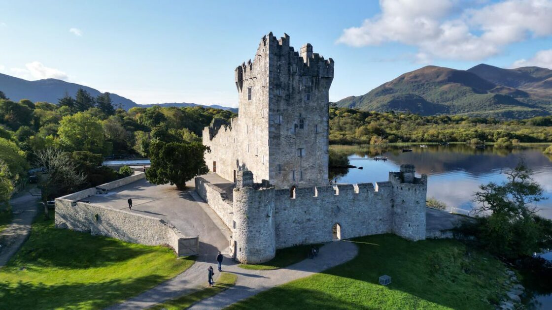 Ross Castle, Lough Leane, Killarney National Park, Co Kerry