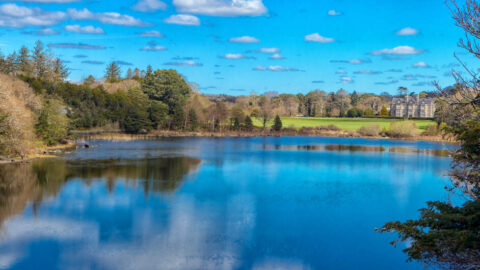 Muckross House , Front of House , Blue Sky , April 2020 , Covid-19