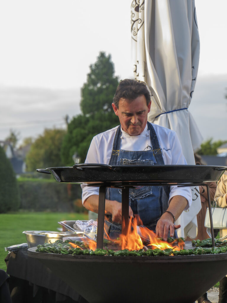 Stephane Delourme Seafood chef Stephane Delourme cooking at The Brehon Hotel & Spa