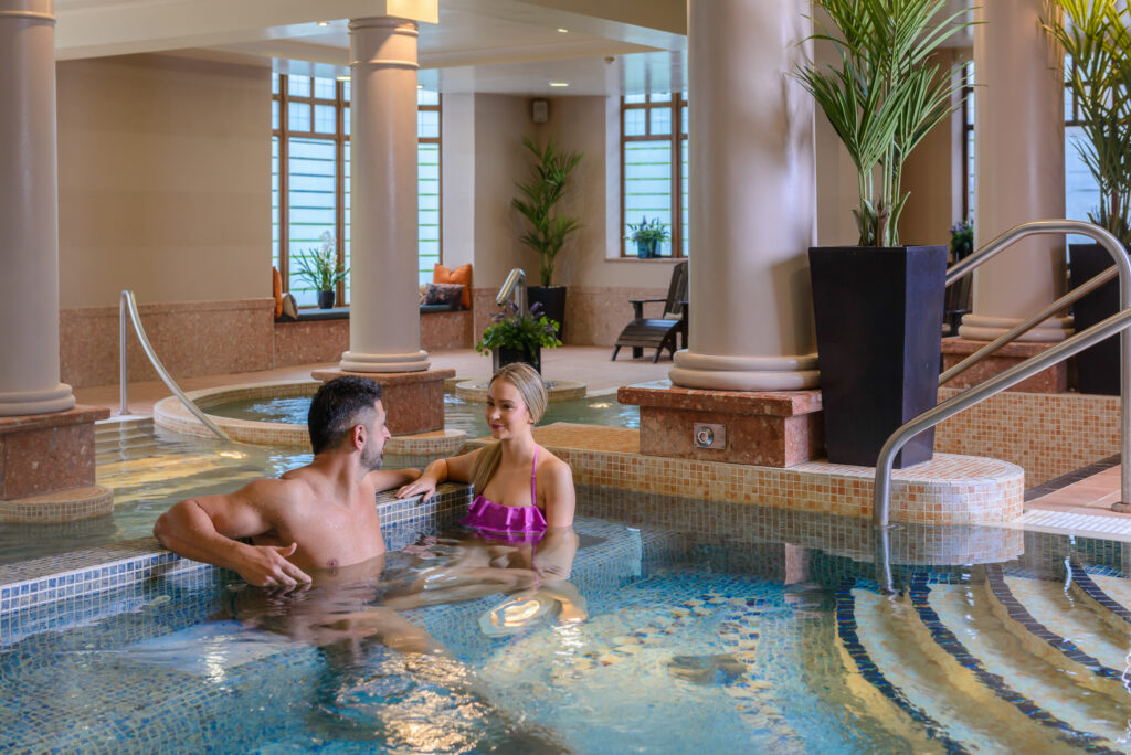 Spa Breaks couple relaxing in Anú Spa Vitality Suite